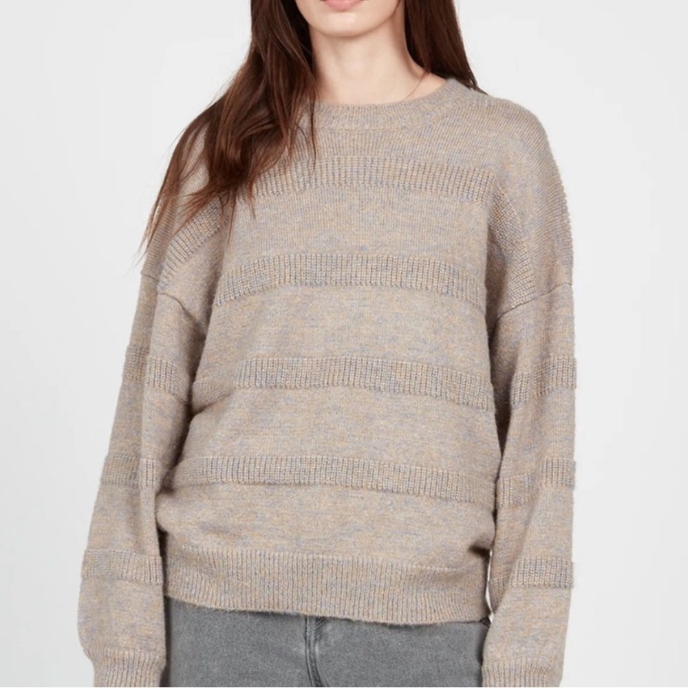 NWT VOLCOM Cabability Sweater Taupe Medium